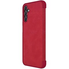 Kotelo Nillkin Qin Leather Samsung A145 A14 4G/A146 A14 5G punainen hinta ja tiedot | Puhelimen kuoret ja kotelot | hobbyhall.fi