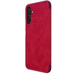 Kotelo Nillkin Qin Leather Samsung A346 A34 5G punainen hinta ja tiedot | Puhelimen kuoret ja kotelot | hobbyhall.fi