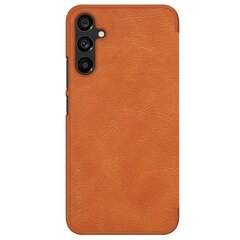 Kotelo Nillkin Qin Leather Samsung A346 A34 5G ruskea hinta ja tiedot | Puhelimen kuoret ja kotelot | hobbyhall.fi