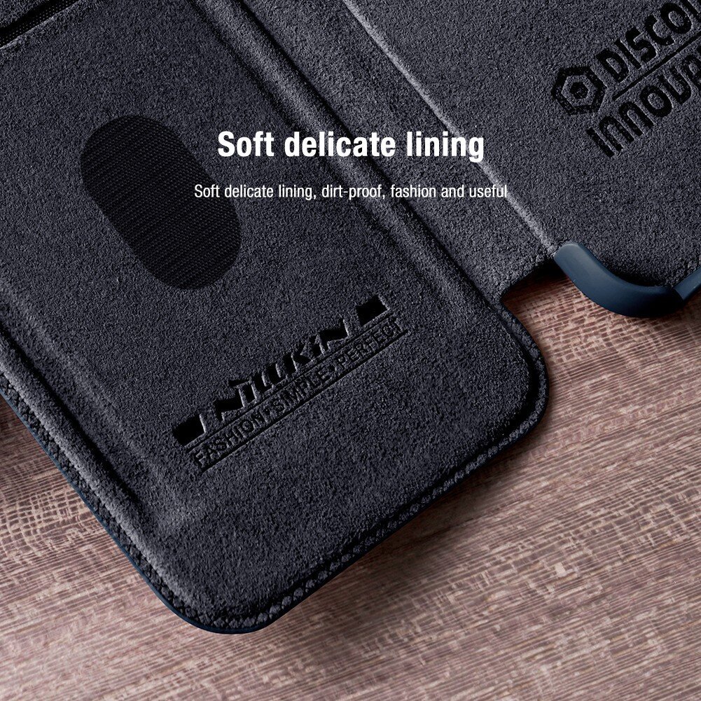 Kotelo Nillkin Qin Pro Leather Samsung A546 A54 5G ruskea hinta ja tiedot | Puhelimen kuoret ja kotelot | hobbyhall.fi