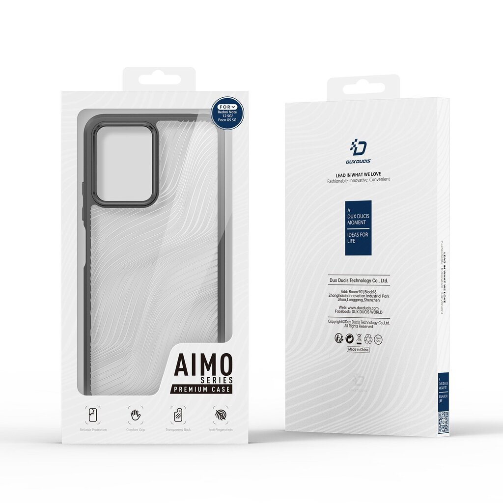 Kotelo Dux Ducis Aimo Xiaomi RedMi Note 12 5G/Poco X5 5G hinta ja tiedot | Puhelimen kuoret ja kotelot | hobbyhall.fi