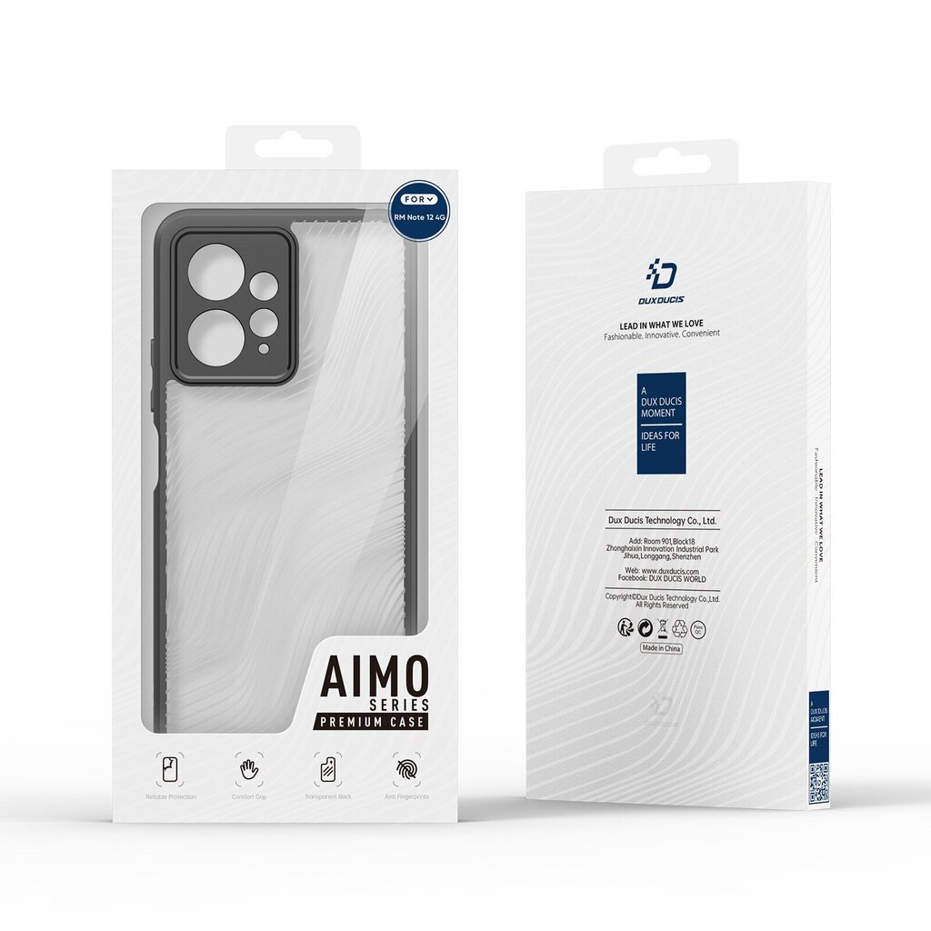 Kotelo Dux Ducis Aimo Xiaomi RedMi Note 12/Note 12 4G hinta ja tiedot | Puhelimen kuoret ja kotelot | hobbyhall.fi