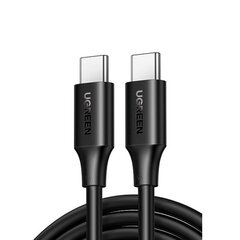 Kaapeli USB Ugreen US300 USB-C to USB-C 5A 100W 1.5m musta hinta ja tiedot | Puhelinkaapelit | hobbyhall.fi