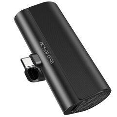 Ulkoinen Akku Power Bank Borofone BJ35 USB-C 5000 mAh musta hinta ja tiedot | Borofone Puhelimet, älylaitteet ja kamerat | hobbyhall.fi