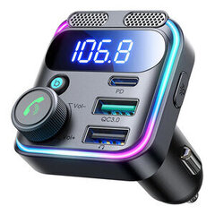 FM-modulaattori Joyroom JR-CCB01 USB-C/2xUSB-A 48W musta hinta ja tiedot | Joyroom Autotuotteet | hobbyhall.fi