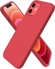 Kotelo Liquid Silicone 1.5mm Xiaomi RedMi 12/RedMi Note 12R/Poco M6 Pro punainen hinta ja tiedot | Puhelimen kuoret ja kotelot | hobbyhall.fi