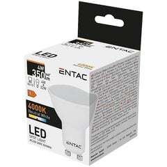 LED-lamppu Entac 4W GU10 4000K hinta ja tiedot | Lamput | hobbyhall.fi