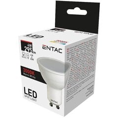 LED-lamppu Entac 4W GU10 3000K hinta ja tiedot | Lamput | hobbyhall.fi