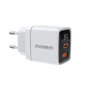 Laturi Choetech PD6052 USB-C/USB-A PD35W GaN valkoinen hinta ja tiedot | Puhelimen laturit | hobbyhall.fi