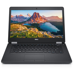 Dell E5470 14" i5-6200U 8GB 256SSD WIN10P hinta ja tiedot | Kannettavat tietokoneet | hobbyhall.fi