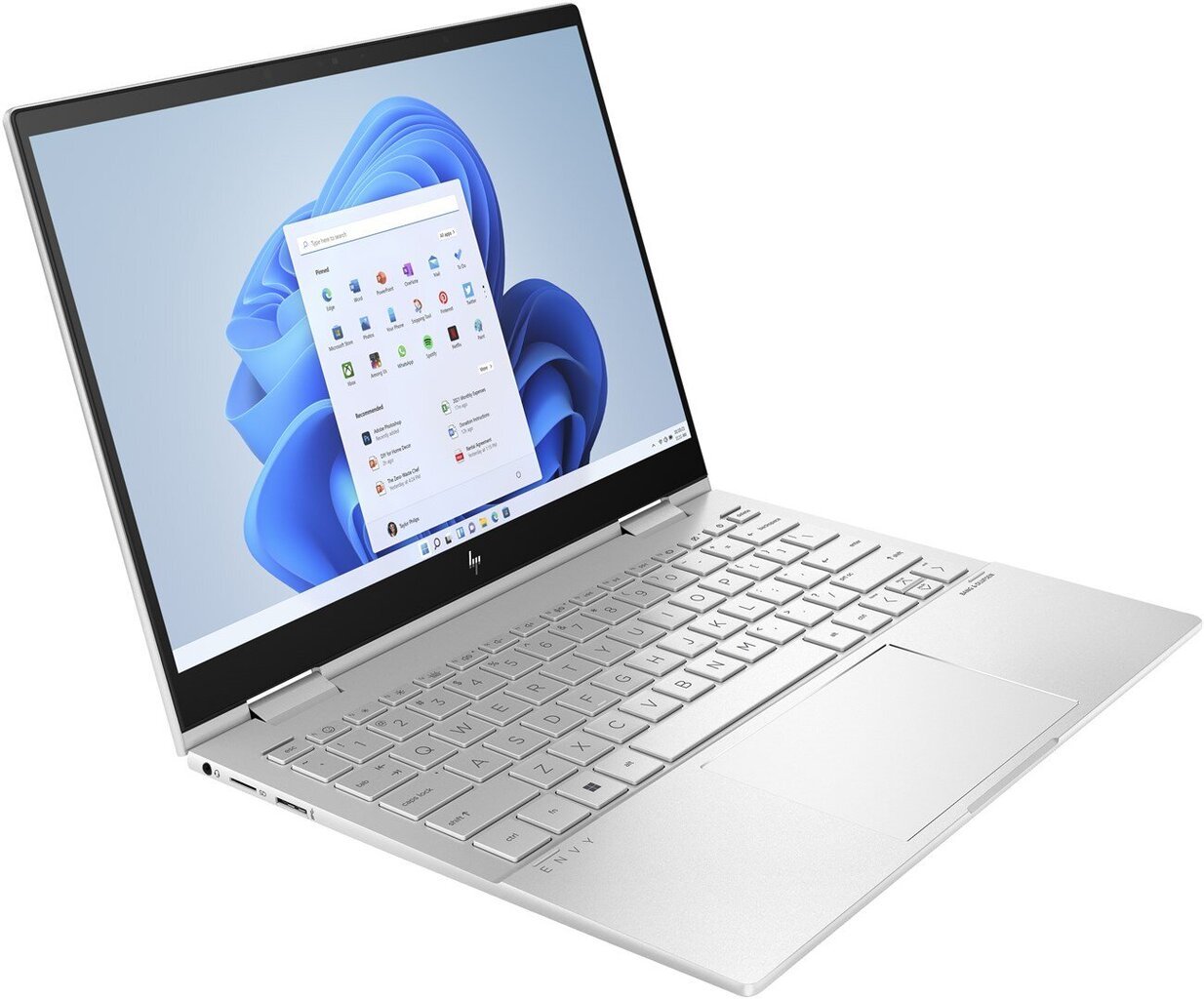 HP Envy x360 13-bf0006nw i5-1230U 13.3 WQXGA Touch IPS 400nits 16GB DDR4 SSD512 Intel Iris Xe Graphics No ODD Win11 hinta ja tiedot | Kannettavat tietokoneet | hobbyhall.fi