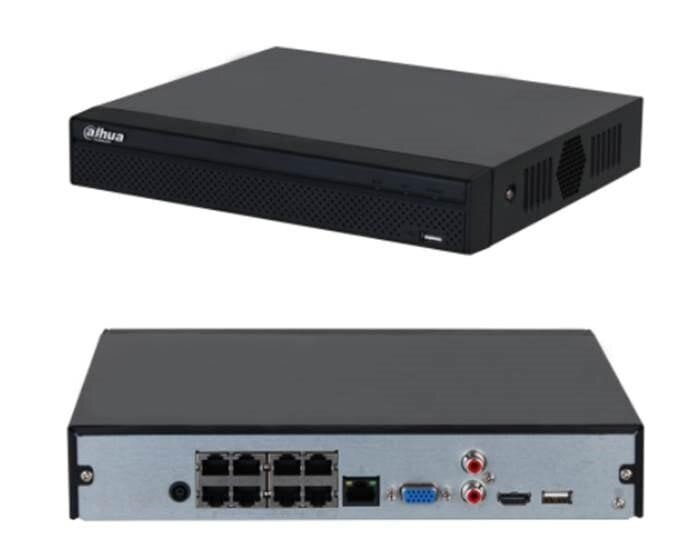 Verkkovideonauhuri 8ch 8poe/nvr2108hs-8p-4ks3, Dahua hinta ja tiedot | Valvontakamerat | hobbyhall.fi