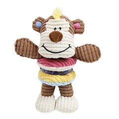Koiran lelu Monkey Play Squeaker & TPR Ring 16x19cm hinta ja tiedot | Koiran lelut | hobbyhall.fi