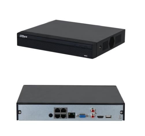 Net-videonauhuri 4ch 4poe/nvr2104hs-p-4ks3, Dahua hinta ja tiedot | Valvontakamerat | hobbyhall.fi