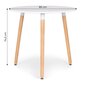 Puinen pöytä, 80 cm. hinta ja tiedot | Ruokapöydät | hobbyhall.fi