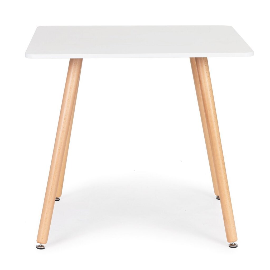 Moderni neliön muotoinen puinen pöytä, 80 cm. x 80 cm. hinta ja tiedot | Ruokapöydät | hobbyhall.fi