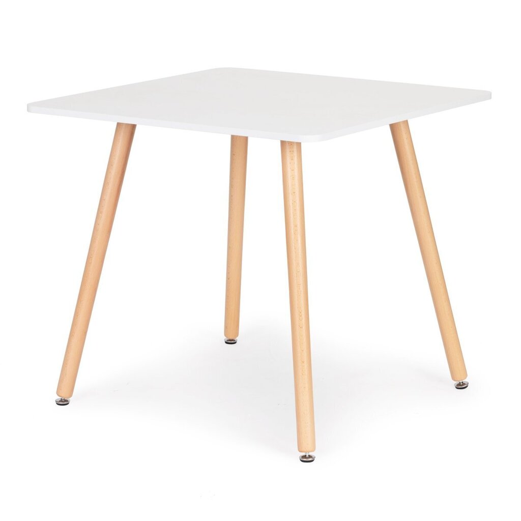 Moderni neliön muotoinen puinen pöytä, 80 cm. x 80 cm. hinta ja tiedot | Ruokapöydät | hobbyhall.fi