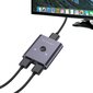 BlitzWolf BW-HDC2 Switch Box 2 x 1 4K HDMI (gray) hinta ja tiedot | Adapterit | hobbyhall.fi