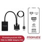 Promate proLink-V2H VGA HDMI / USB Audio hinta ja tiedot | Adapterit | hobbyhall.fi