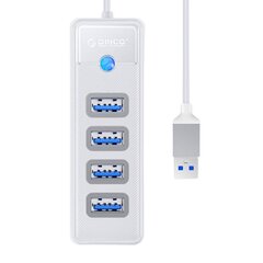 Orico Hub Adapter USB to 4x USB 3.0, 5 Gbps, 0.15m hinta ja tiedot | Adapterit | hobbyhall.fi