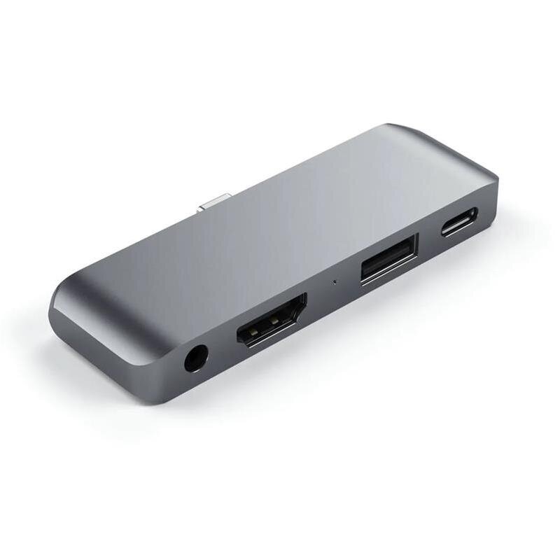 Satechi Type-C Mobile Pro Hub, gray - USB Hub hinta ja tiedot | Adapterit | hobbyhall.fi