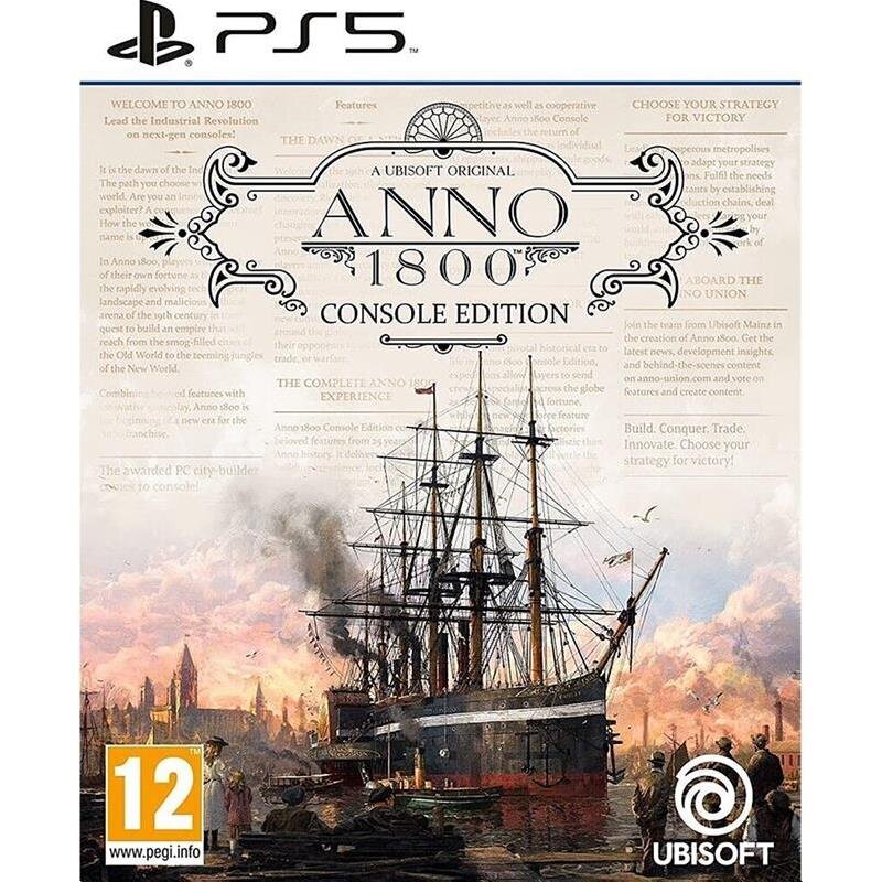 Anno 1800, PlayStation 5 - Game hinta ja tiedot | Tietokone- ja konsolipelit | hobbyhall.fi