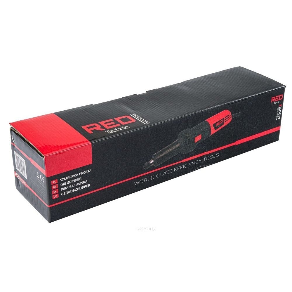 Suorahiomakone, Red Technic, 1500 W. hinta ja tiedot | Hiomakoneet | hobbyhall.fi