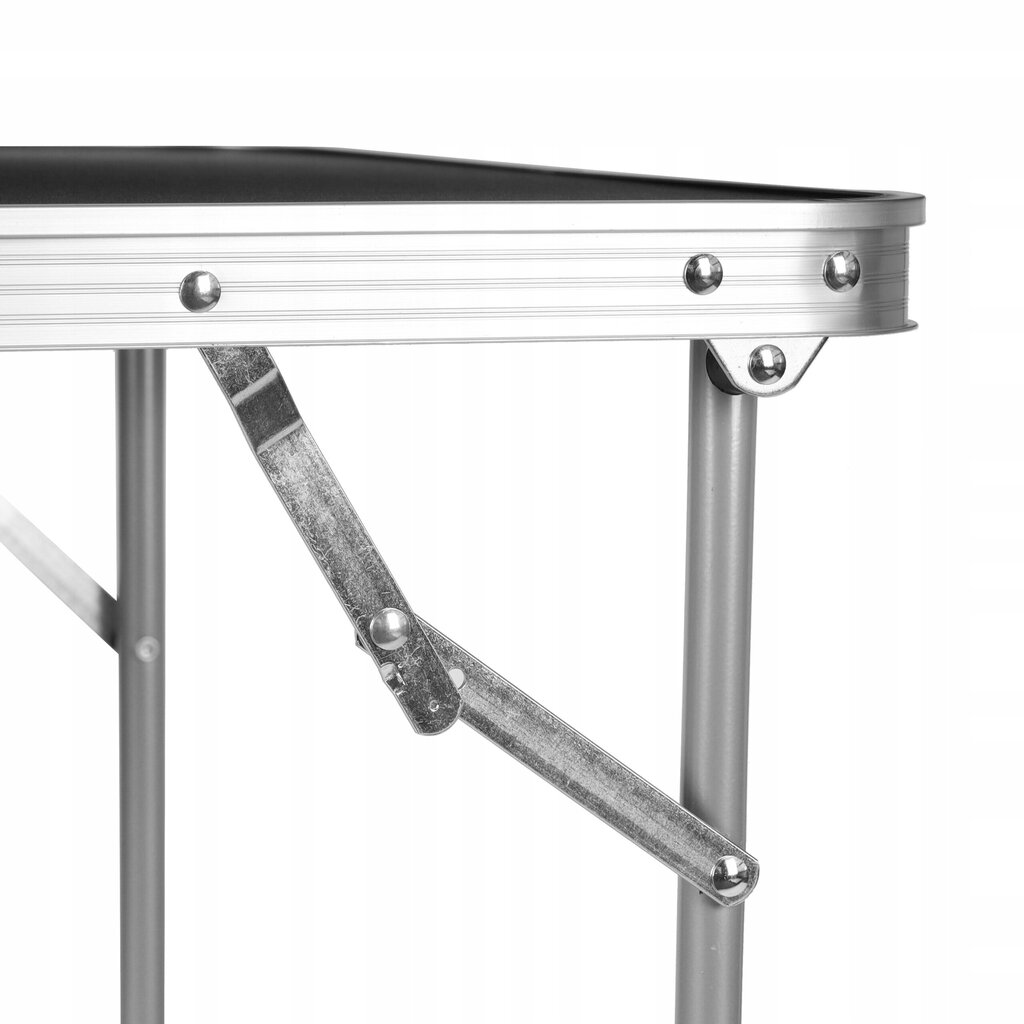 Matkapöytä piknik-pöytä kokoontaitettava 70x50cm musta hinta ja tiedot | Retkeilyvarusteet | hobbyhall.fi