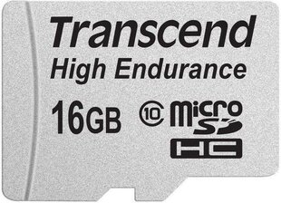 Transcend MicroSDHC 16 Gt Class 10 U1 (TS16GUSDHC10V) hinta ja tiedot | Kameran muistikortit | hobbyhall.fi