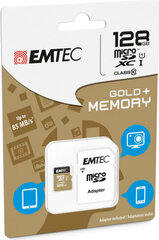 Emtec ECMSDM128GXC10GP hinta ja tiedot | Emtec Puhelimet, älylaitteet ja kamerat | hobbyhall.fi