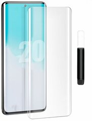 Suojalasi 3D Hot Bending UV-liima Samsung S20 Plus -puhelimelle hinta ja tiedot | Näytönsuojakalvot ja -lasit | hobbyhall.fi