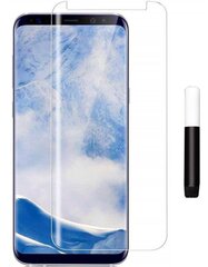 Suojalasi 3D kuumataivutus UV-liima Samsung Galaxy S8 Plus -puhelimelle hinta ja tiedot | Näytönsuojakalvot ja -lasit | hobbyhall.fi