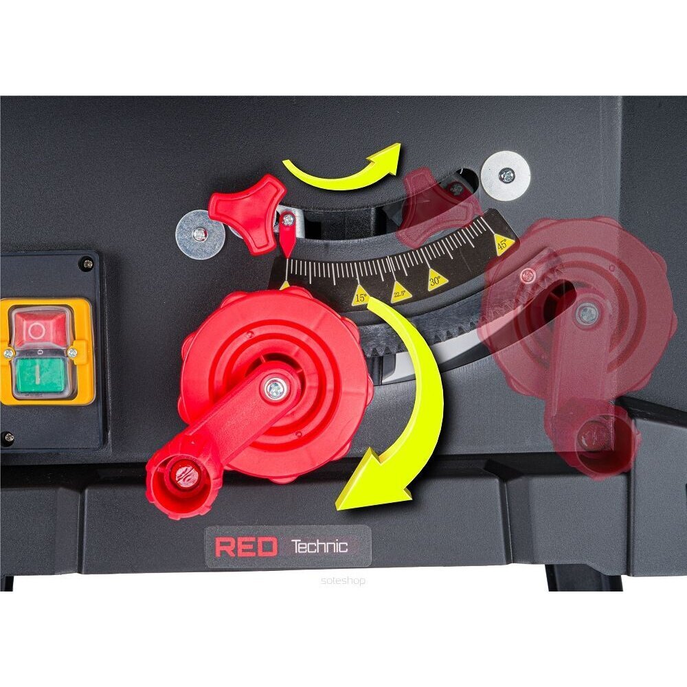 Puupöytäsaha, Red Technic, 3400 W hinta ja tiedot | Sahat ja sirkkelit | hobbyhall.fi