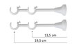 Olimp kaksinkertainen verhotanko 150 cm hinta ja tiedot | Verhotangot | hobbyhall.fi