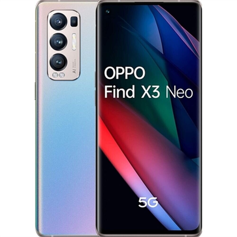 Oppo Find X3 Neo Galactic Silver hinta ja tiedot | Matkapuhelimet | hobbyhall.fi