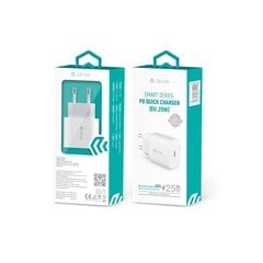 Devia Smart PD 25W 1x USB-C hinta ja tiedot | Puhelimen laturit | hobbyhall.fi