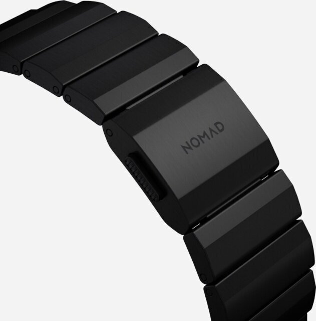 Nomad Strap Titanium Black V2 hinta ja tiedot | Älykellojen ja aktiivisuusrannekkeiden lisätarvikkeet | hobbyhall.fi