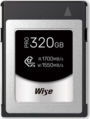 Wise CFexpress Type B PRO 320GB hinta ja tiedot | Kameran muistikortit | hobbyhall.fi