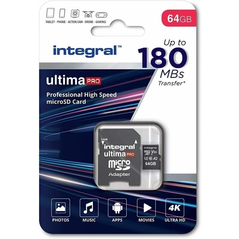 UltimaPRO microSDXC 64GB hinta ja tiedot | Puhelimen muistikortit | hobbyhall.fi