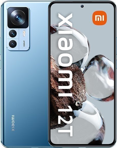 Xiaomi 12T, 5G, kaksi SIM-korttia, 8/256 Gt, sininen hinta ja tiedot | Matkapuhelimet | hobbyhall.fi