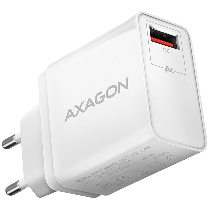 Axagon ACU-QC19W hinta ja tiedot | Puhelimen laturit | hobbyhall.fi