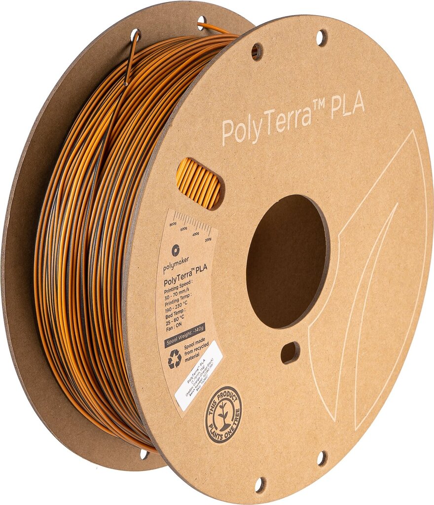 3D-tulostusfilamentti Polymaker Polyterra PLA PRM-11639 hinta ja tiedot | Älylaitteiden lisätarvikkeet | hobbyhall.fi