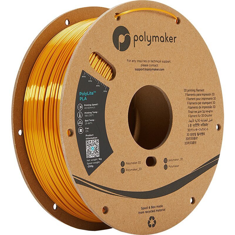 3D muovinen Polymaker PolyLite PLA hinta ja tiedot | Älylaitteiden lisätarvikkeet | hobbyhall.fi