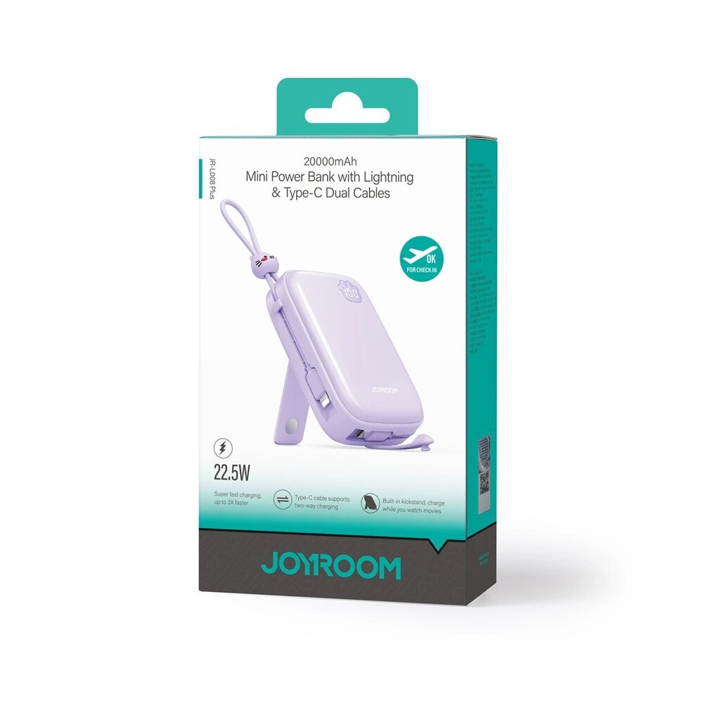 Joyroom JR-L008 Plus Cutie 20000mAh hinta ja tiedot | Varavirtalähteet | hobbyhall.fi