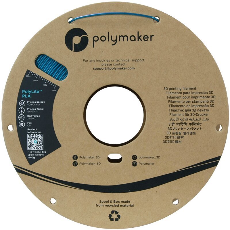 3D-tulostusfilamentti Polymaker PolyLite PLA Starlight hinta ja tiedot | Älylaitteiden lisätarvikkeet | hobbyhall.fi