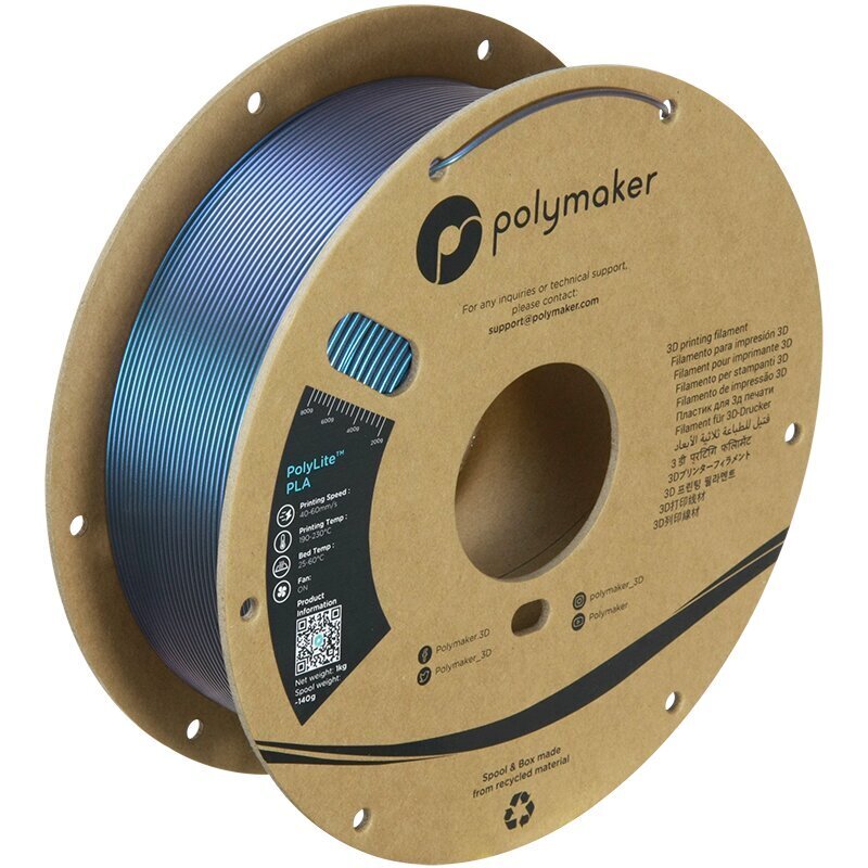 3D-tulostusfilamentti Polymaker PolyLite PLA Starlight hinta ja tiedot | Älylaitteiden lisätarvikkeet | hobbyhall.fi