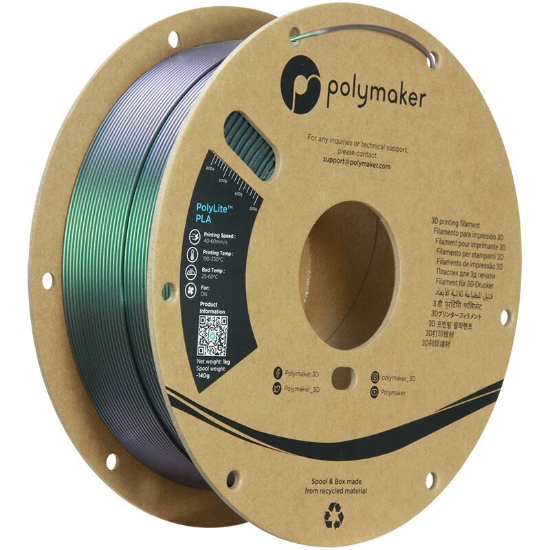 3D-tulostusfilamentti Polymaker PolyLite PLA Starlight hinta ja tiedot | Älylaitteiden lisätarvikkeet | hobbyhall.fi