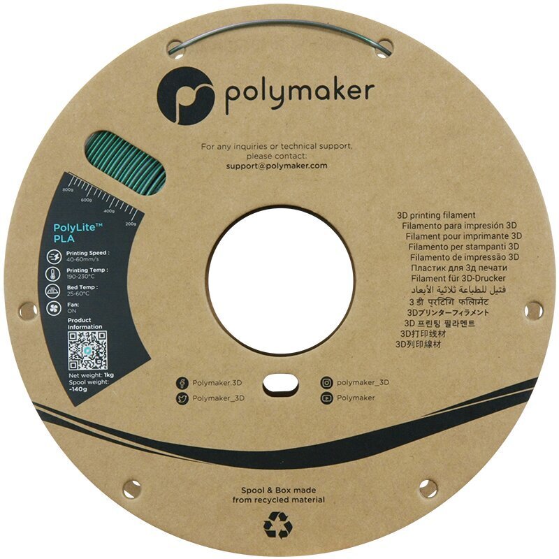 3D-tulostusfilamentti Polymaker PolyLite PLA Starlight hinta ja tiedot | Älylaitteiden lisätarvikkeet | hobbyhall.fi