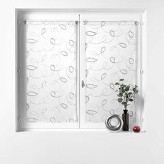 Douceur d'Intérieur Hoops -valoverho, harmaa, 2 x 60 x 120 cm hinta ja tiedot | Verhot | hobbyhall.fi