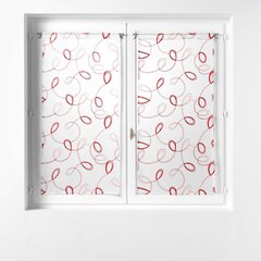 Douceur d'Intérieur Hoops -valoverho, punainen, 2 x 60 x 120 cm hinta ja tiedot | Verhot | hobbyhall.fi